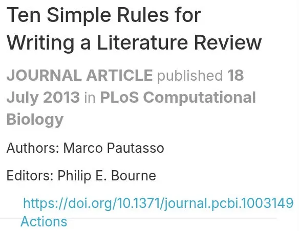 Crossref result with Pautasso as author, the 2013 publication year and DOI 10.1371/journal.pcbi.1003149.