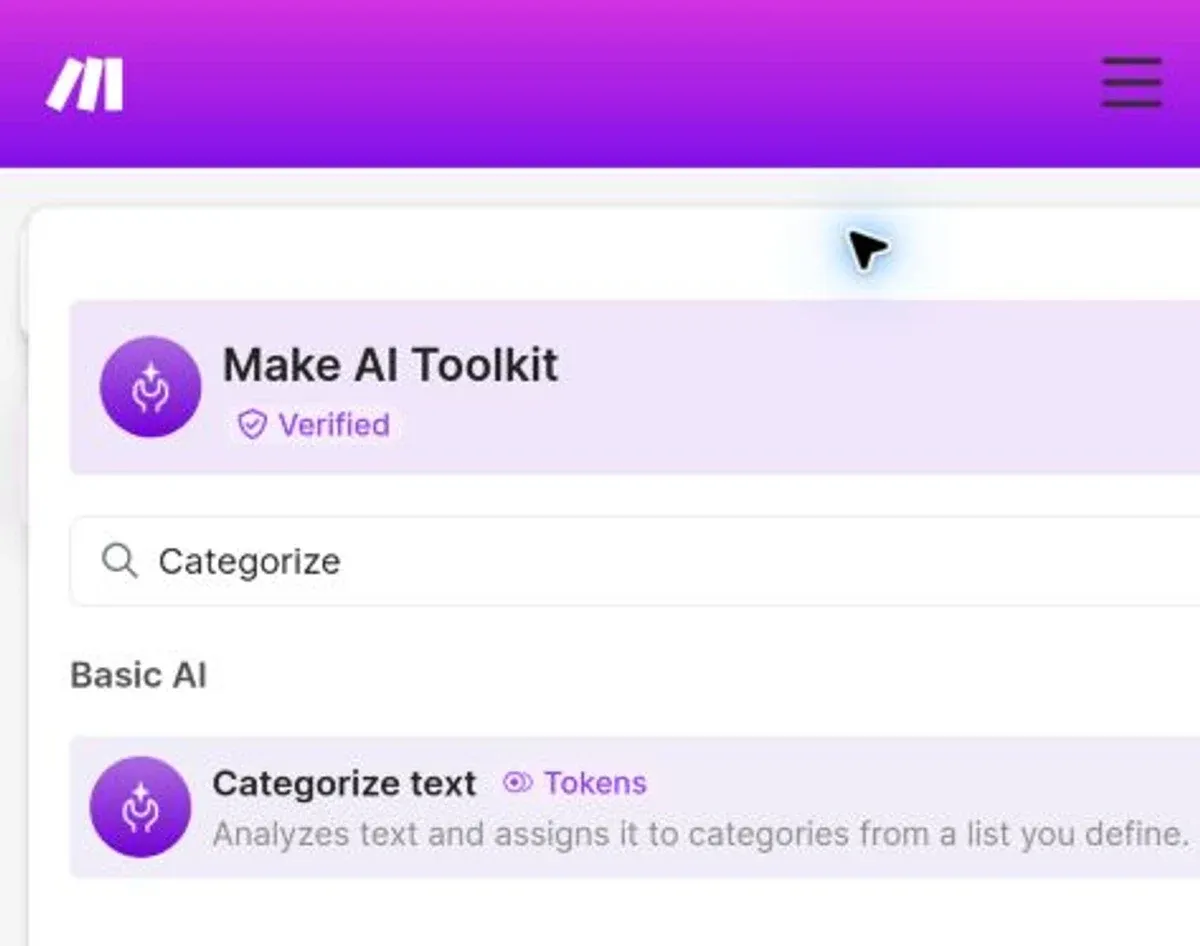 Make AI Toolkit module picker with Categorize text under Basic AI.