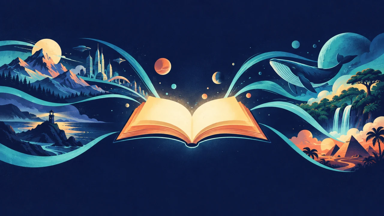 HoldMyTwist's illustrated open-book world